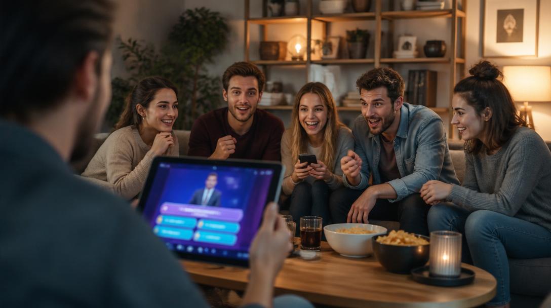Online-Quizze als neue Wohnzimmerbühne