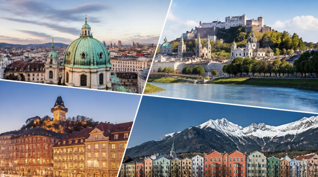 Wien Salzburg Graz und Innsbruck im Städtequiz