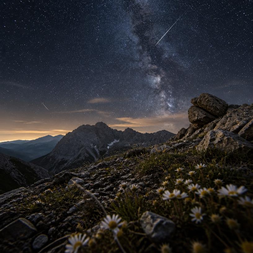 Sternenstaub und Meteorschauer