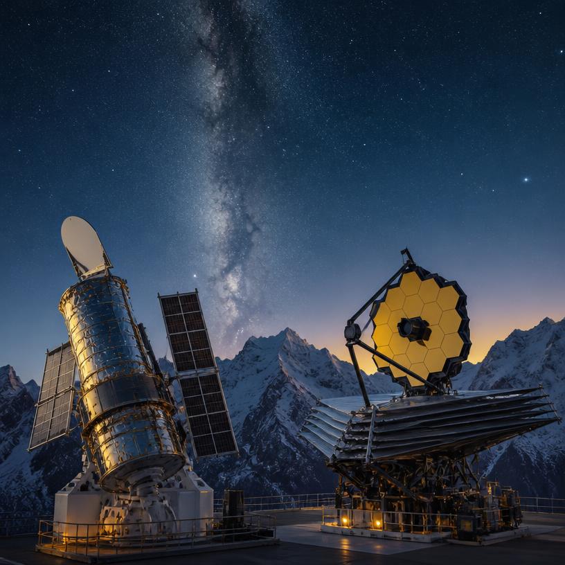 Die Kosmische Herausforderung: Hubble vs. Webb!