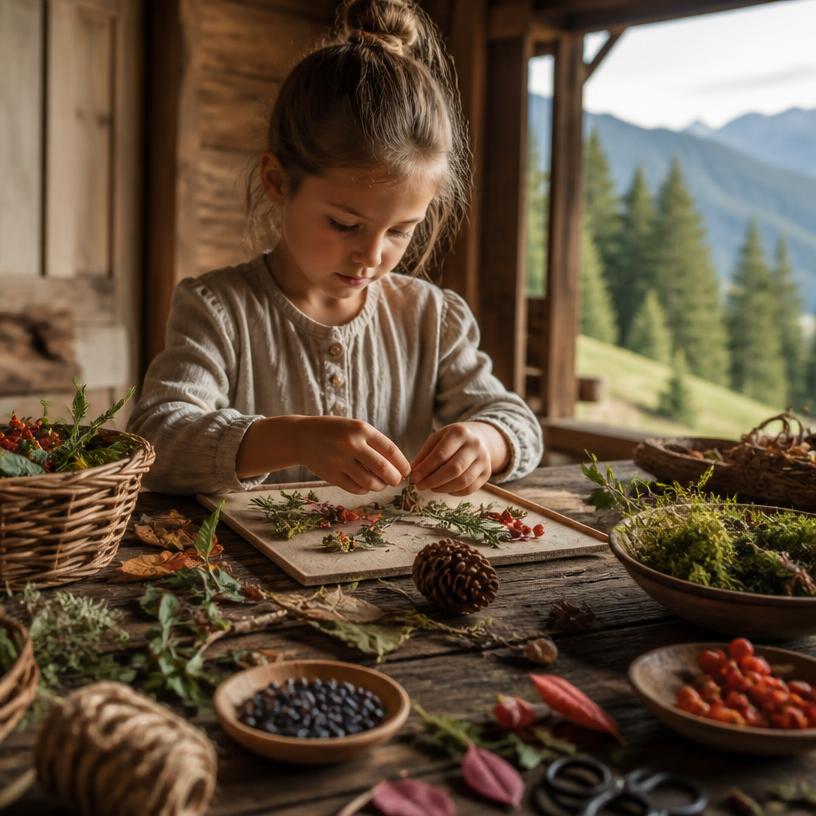 Naturlich kreativ: Buntes Basteln mit heimischen Schätzen