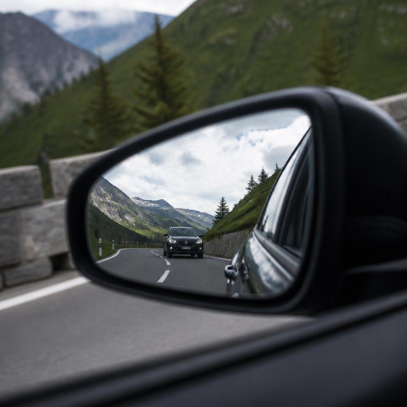 Verkehrsregeln im Rückspiegel