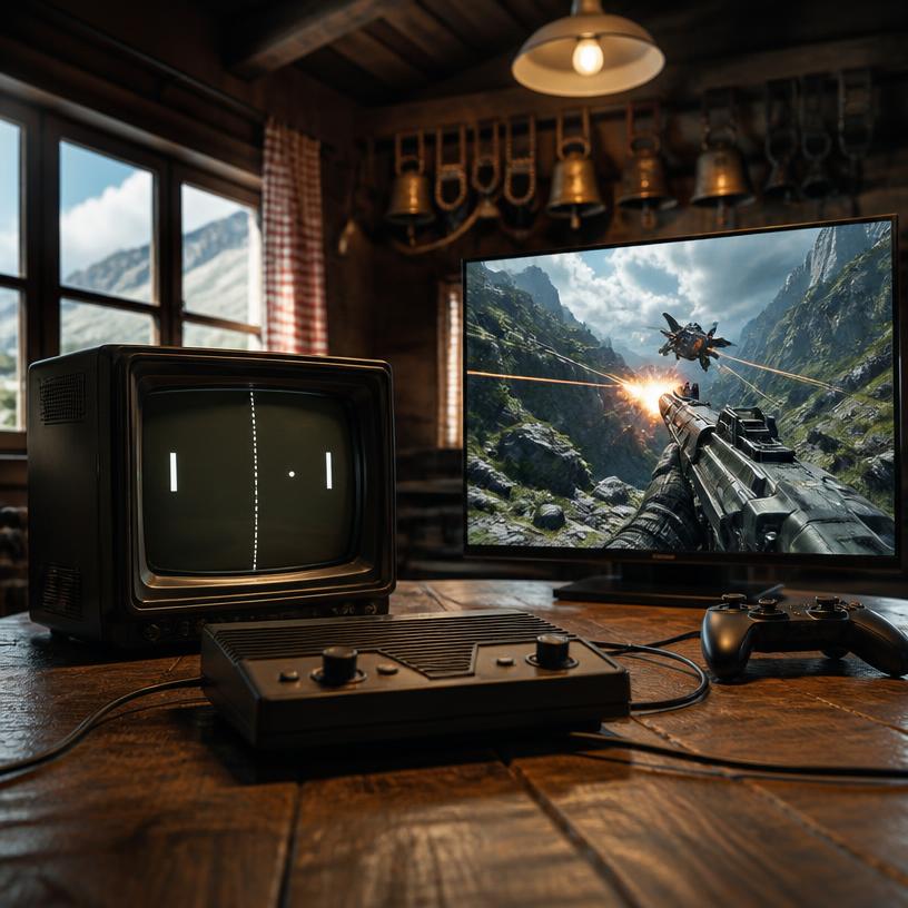 Von Pong zu Pixelschlacht: Die Evolution der Spiele