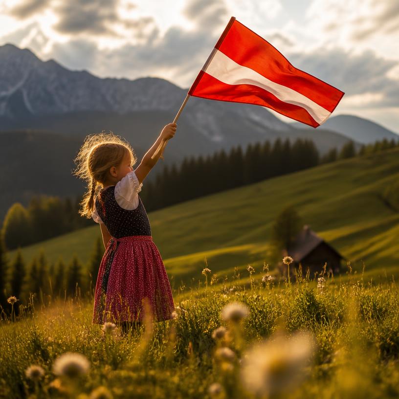 Flaggenzauber der Kindheit