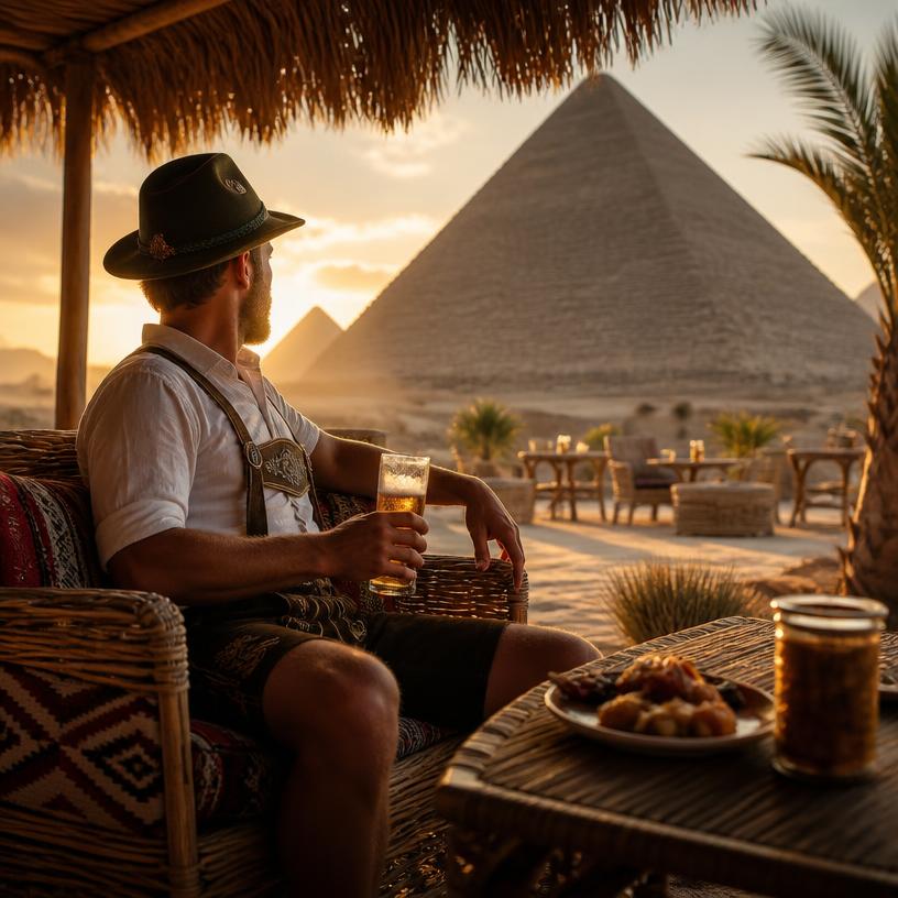 Ein Tag wie ein Pharao: Alltag zwischen Pyramiden und Pils