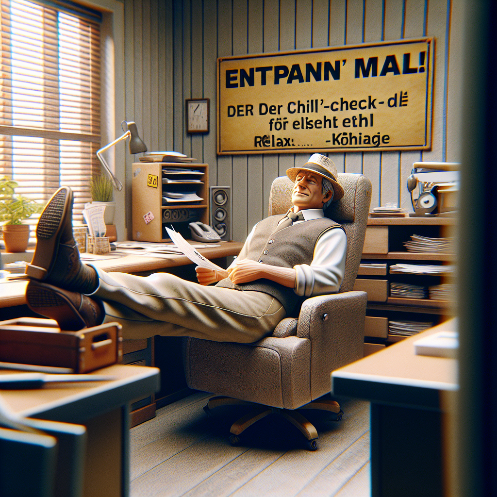 Entspann' Dich mal! Der Chill-Check für echte Relax-Könige