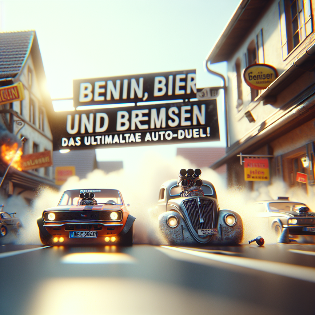 Benzin, Bier und Bremsen – Das ultimative Auto-Duell!