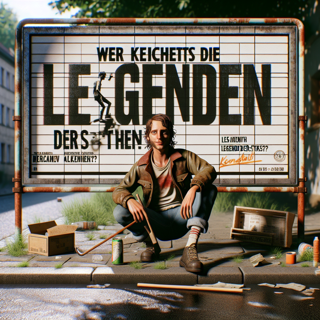 Wer kennt die Legenden der Straßen?