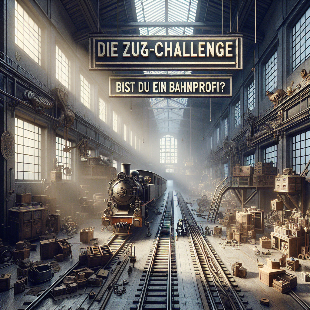 Die Zug-Challenge: Bist du ein Bahnprofi?