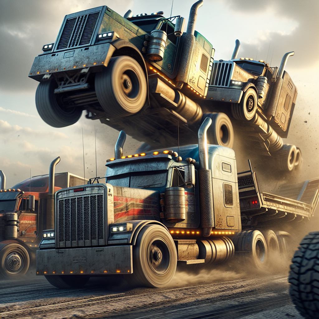 Truck Gladiators: Schlage die Titanen der Straße!