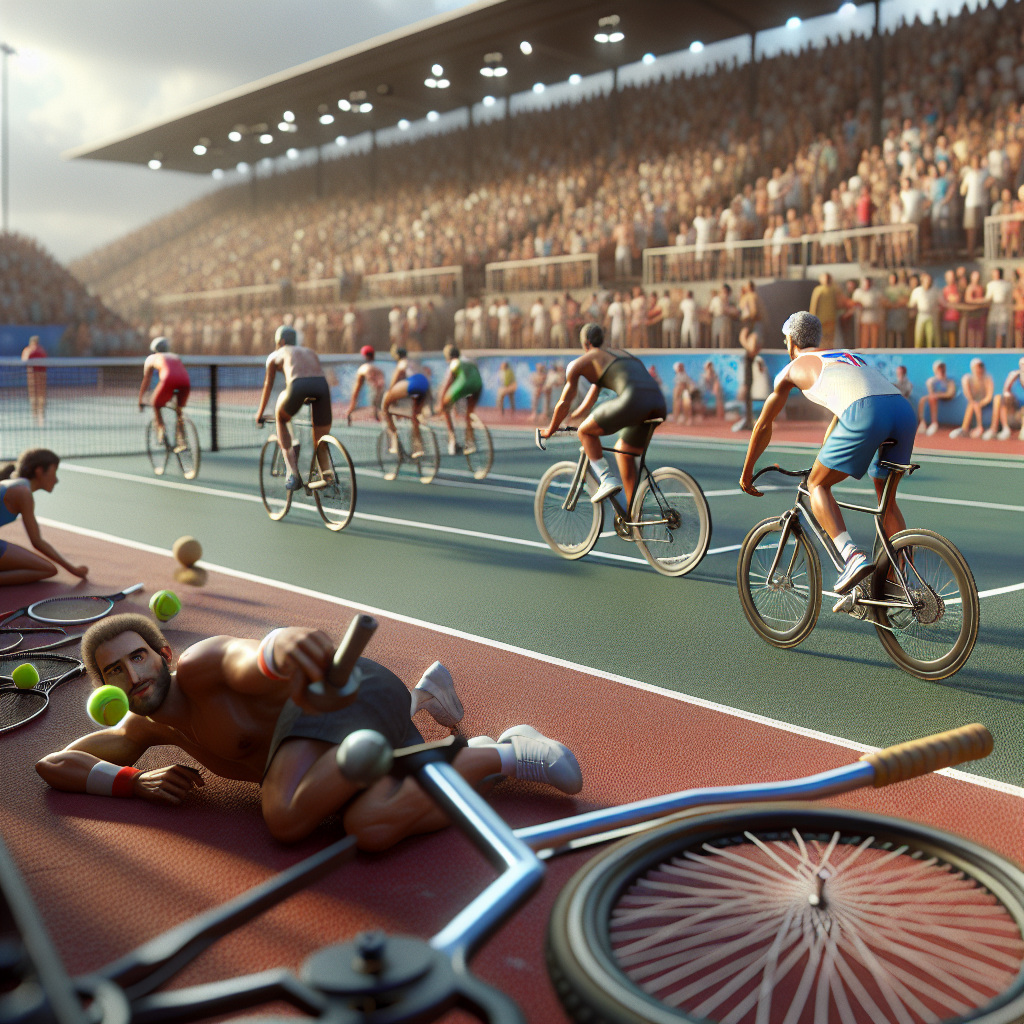 Sport-Schnapsidee: Tennis, Rad und Olympia-Vibes!