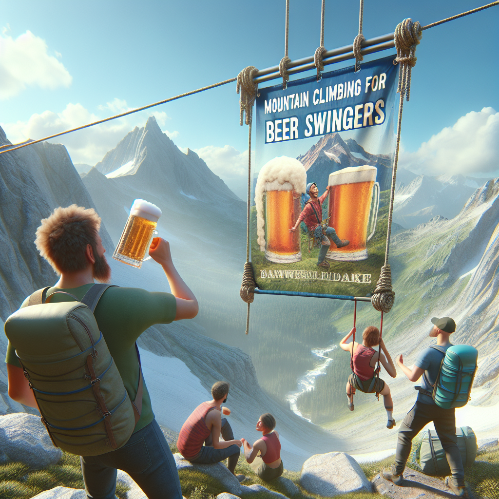 Bergsteigerei für Bierschwenker
