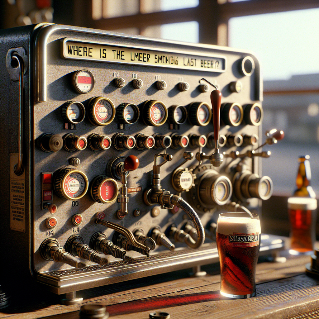 Wo ist die Maschine? Ähnlich wie die Suche nach dem letzten Bier!